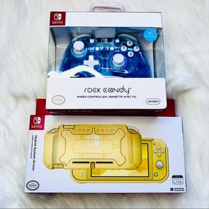 Nintendo Switch Lite Hybrid System Armor Case Cover Nintendo Switch Controller.
